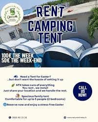Location de tentes de camping NTK