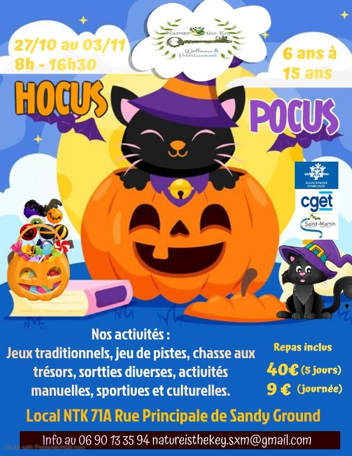 Affiche Hocus Pocus — Centre de loisirs