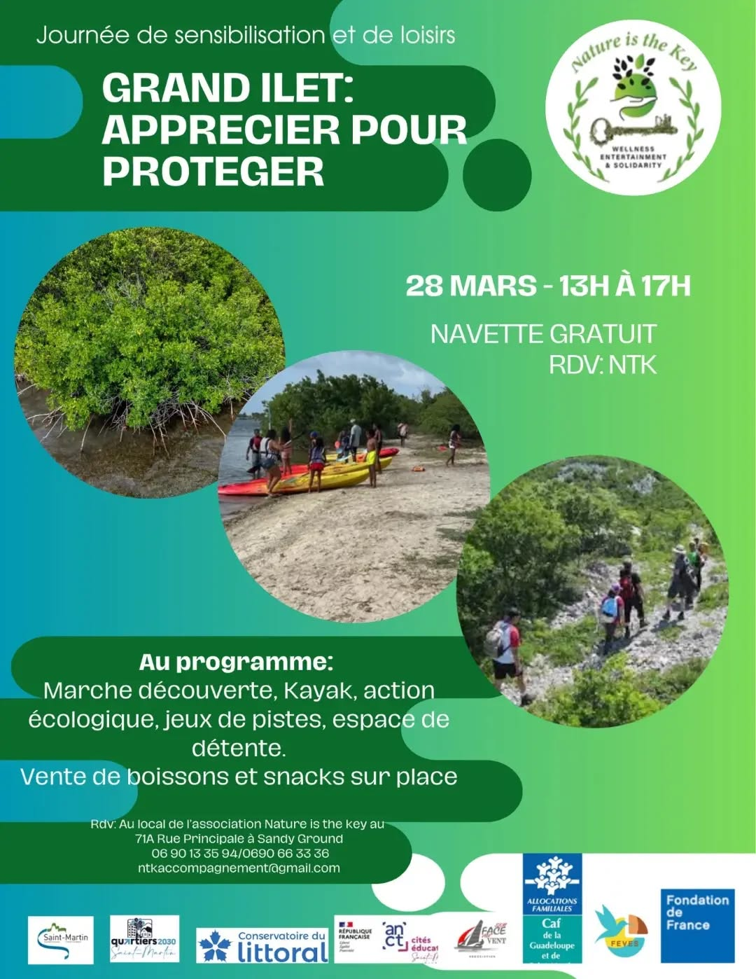 Affiche Grand Ilet : Apprécier pour Protéger